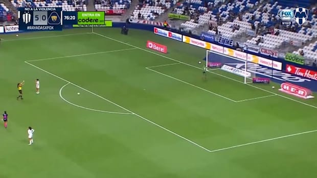 Solís' incredible 40-yard goal against Pumas Women